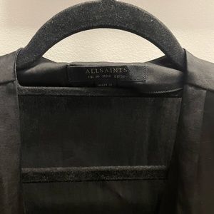 Black silk All saints Blouse